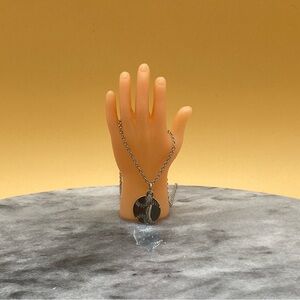 Baseball pendant silver 925 necklace chain